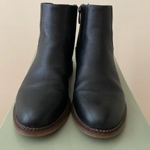 Franco Sarto Leather black boots size 8. Excellent condition
